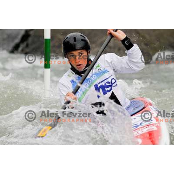 Eva Tercelj SLO at world championship in Tacen, Slovenia 9.2010 