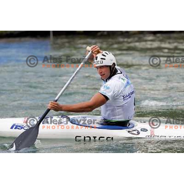 Benjamin Savsek SLO at ICF canoe slalom world championships in Tacen, Slovenia 12.9.2010 