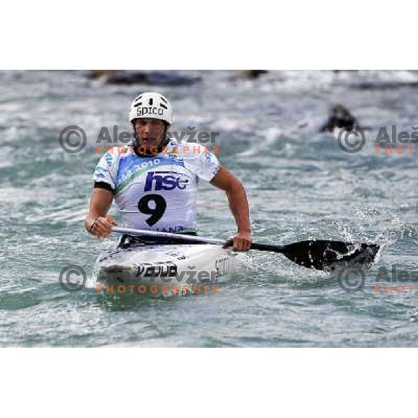 Benjamin Savsek SLO at ICF canoe slalom world championships in Tacen, Slovenia 12.9.2010 