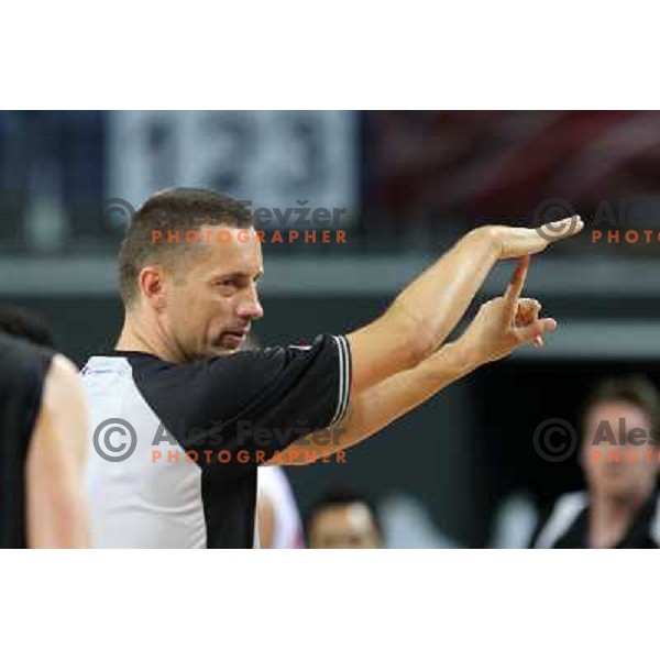 Referee Sasa Pukl of Slovenia in action during basketball match Russia-New Zealand in eight-final of FIBA World Championship 2010, played in Sinan Erdem Dome, Istanbul, Turkey on September 6, 2010 