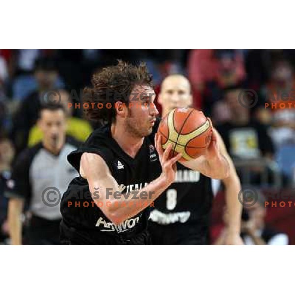 Casey Frank of New Zealand in action during basketball match Russia-New Zealand in eight-final of FIBA World Championship 2010, played in Sinan Erdem Dome, Istanbul, Turkey on September 6, 2010 