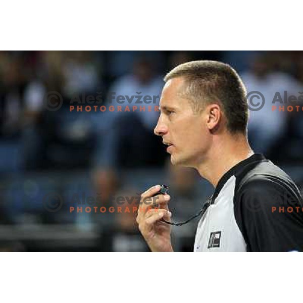 Referee Saso Pukl of Slovenia in action during basketball match Russia-New Zealand in eight-final of FIBA World Championship 2010, played in Sinan Erdem Dome, Istanbul, Turkey on September 6, 2010 