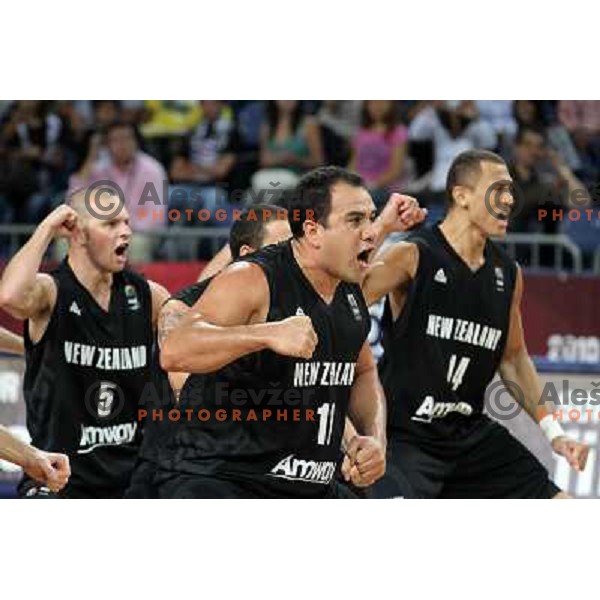 Pero Cameroon of New Zealand in action during basketball match Russia-New Zealand in eight-final of FIBA World Championship 2010, played in Sinan Erdem Dome, Istanbul, Turkey on September 6, 2010 