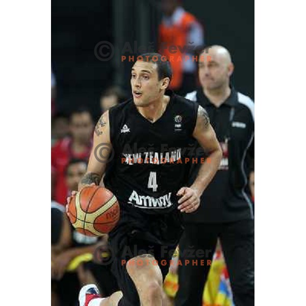 Lindsay Tait of New Zealand in action during basketball match Russia-New Zealand in eight-final of FIBA World Championship 2010, played in Sinan Erdem Dome, Istanbul, Turkey on September 6, 2010 