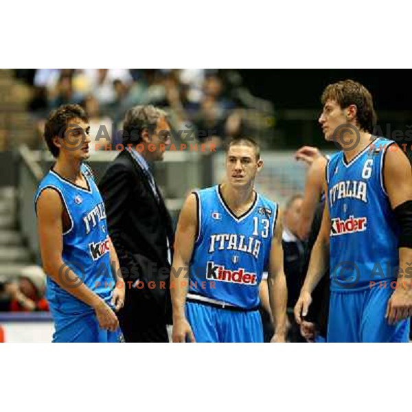 Marco Belinelli, Fabio Di Bella and Stefano Mancinelli (L to R)