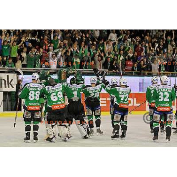  ice-hockey match Tilia Olimpija- Acroni Jesenice in round 6 of EBEL league, played in Hala Tivoli, Ljubljana, Slovenia on September 26, 2010 