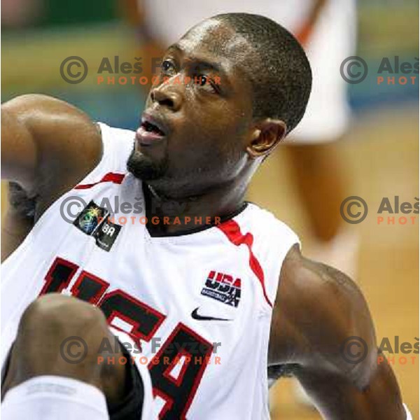 Dwayne Wade on the floor
