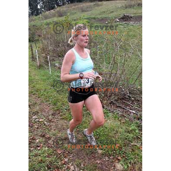 Anna Frost of New Zealand during 31. Smarna gora mountain race at WMRA Grand Prix- Final, Ljubljana on October 2, 2010 