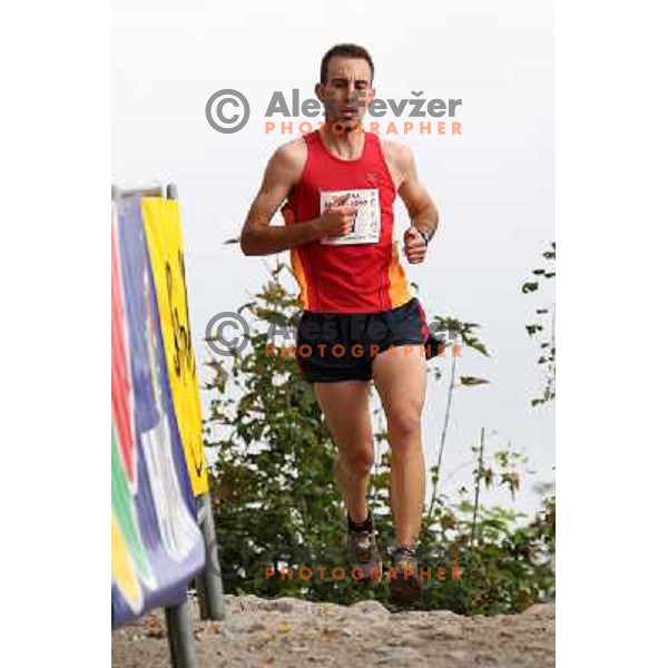Mitja Kosovelj of Slovenia during 31. Smarna gora mountain race, WMRA Grand Prix- Final, Ljubljana on October 2, 2010 