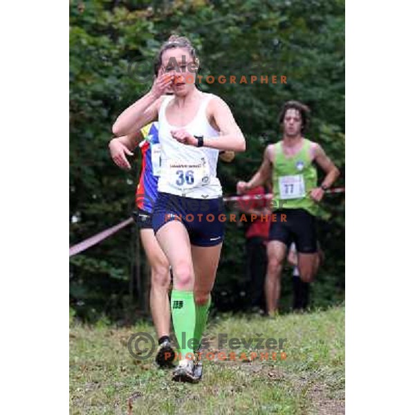 Mateja Kosovelj of Slovenia during 31. Smarna gora mountain race, WMRA Grand Prix- Final, Ljubljana on October 2, 2010 