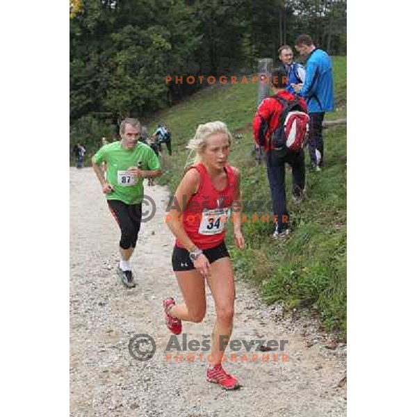 Gina Paletta of Wales during 31. Smarna gora mountain race, WMRA Grand Prix- Final, Ljubljana on October 2, 2010 