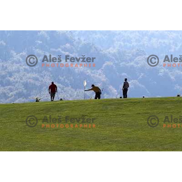 Golf course Zlati gric ( 9 holes, par 36, 2760 meters) in Slovenske Konjice, Slovenia lies in idyllic surroundings between vineyards in Sÿkalce. It is naturally stirred up and entirely rounded up with vineyards. Playing fields are variegated with a b