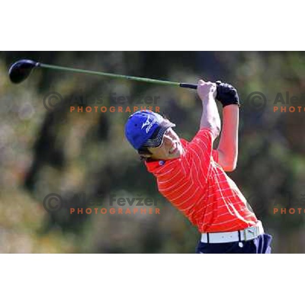 Zan Luka Stirn in action during club championship at Diners golf & country club, Smeldnik, Slovenia on October 8 ,2010 