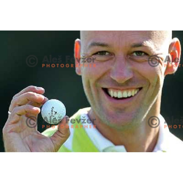 Vlado Grcic in action during club championship at Diners golf & country club, Smeldnik, Slovenia on October 8 ,2010 