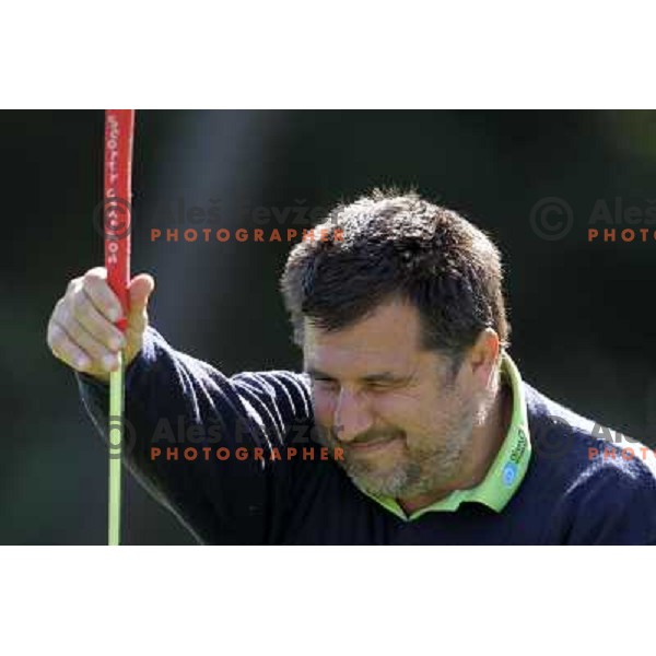 Miran Babnik in action during club championship at Diners golf & country club, Smeldnik, Slovenia on October 8 ,2010 