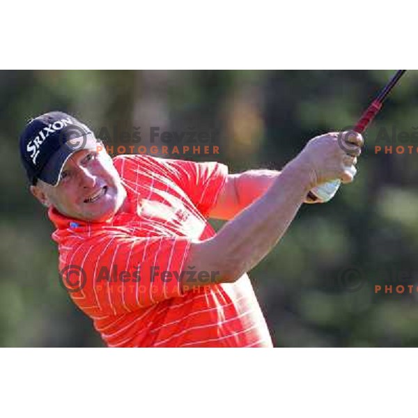 Marko Stirn in action during club championship at Diners golf & country club, Smeldnik, Slovenia on October 8 ,2010 