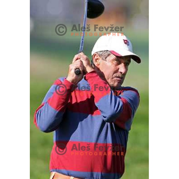 Janez Bogataj in action during club championship at Diners golf & country club, Smeldnik, Slovenia on October 8 ,2010 