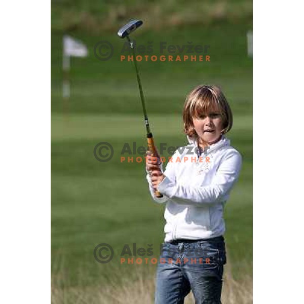 Pia Babnik at Audi Junior Cup Final in category 10 years at Diners golf & country club, Smeldnik, Slovenia on October 9, 2010