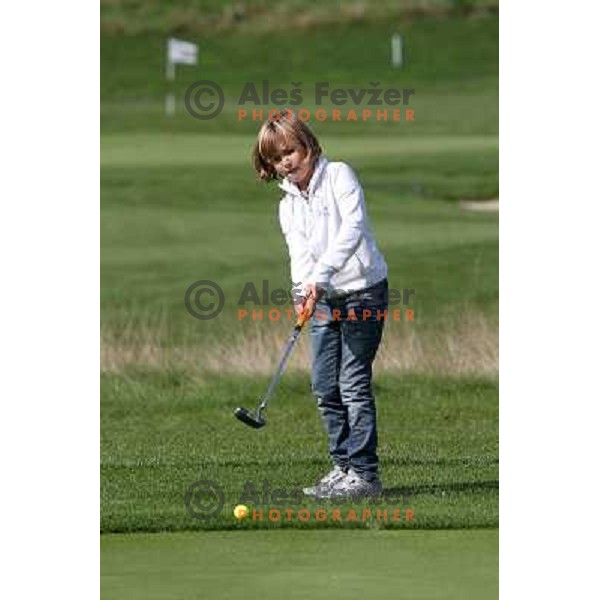 Pia Babnik at Audi Junior Cup Final in category 10 years at Diners golf & country club, Smeldnik, Slovenia on October 9, 2010