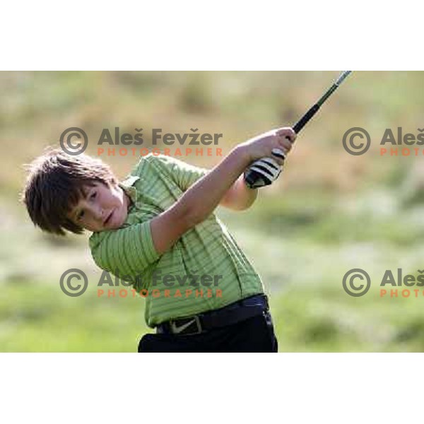 Gal Patrik Stirn in action during club championship at Diners golf & country club, Smeldnik, Slovenia on October 8 ,2010 