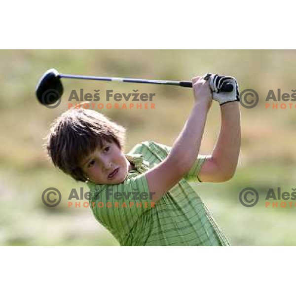 Gal Patrik Stirn in action during club championship at Diners golf & country club, Smeldnik, Slovenia on October 8 ,2010 