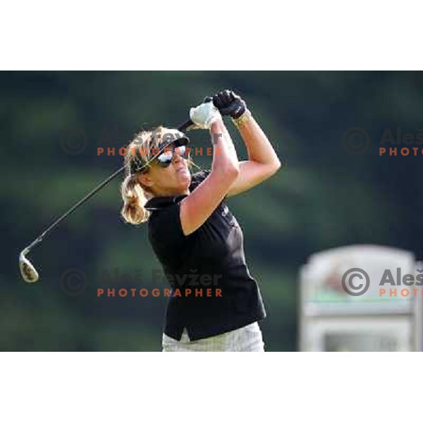 in action at Log Steinel golf tournament at Diners Golf & Country club Smlednik, Ljubljana, Slovenia on August 21, 2010 