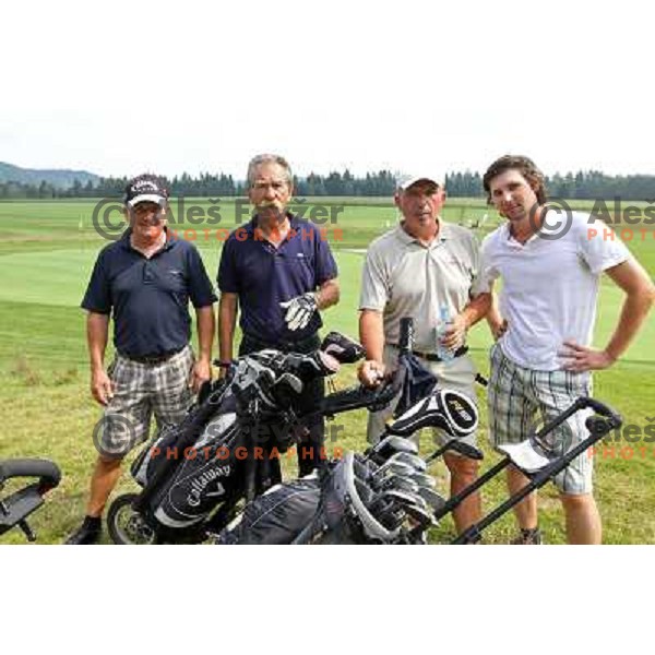 in action at Log Steinel golf tournament at Diners Golf & Country club Smlednik, Ljubljana, Slovenia on August 21, 2010 
