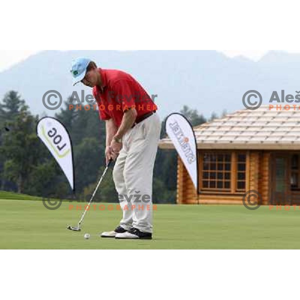 in action at Log Steinel golf tournament at Diners Golf & Country club Smlednik, Ljubljana, Slovenia on August 21, 2010 