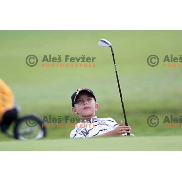 in action at Log Steinel golf tournament at Diners Golf & Country club Smlednik, Ljubljana, Slovenia on August 21, 2010 