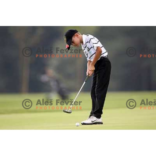 in action at Log Steinel golf tournament at Diners Golf & Country club Smlednik, Ljubljana, Slovenia on August 21, 2010 