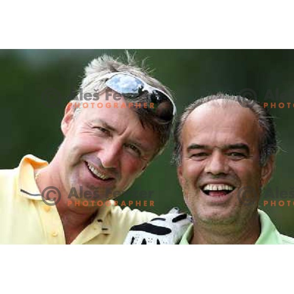 in action at Log Steinel golf tournament at Diners Golf & Country club Smlednik, Ljubljana, Slovenia on August 21, 2010 