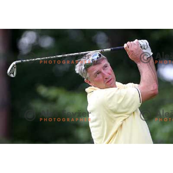 in action at Log Steinel golf tournament at Diners Golf & Country club Smlednik, Ljubljana, Slovenia on August 21, 2010 