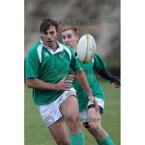 Aljaz Kralj podobnik at rugby match Slovenia-Serbia in European Championships division 2B, played at Oval Stanezice, Ljubljana on October 23, 2010. Slovenia won 33:3 