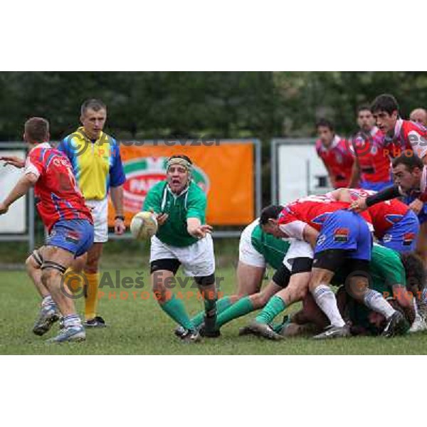 Urban magusar at rugby match Slovenia-Serbia in European Championships division 2B, played at Oval Stanezice, Ljubljana on October 23, 2010. Slovenia won 33:3 