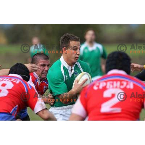 Goran jelencic at rugby match Slovenia-Serbia in European Championships division 2B, played at Oval Stanezice, Ljubljana on October 23, 2010. Slovenia won 33:3 