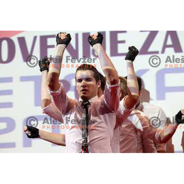 Maestro performs during Athlete of the year in Slovenia awards ceremony in hotel Mons, Ljubljana on November 12, 2010 