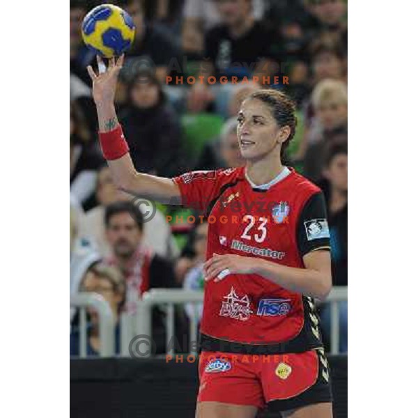Andrea Penezic at the handball match Krim Mercator- HC Podravka Vegeta in round 5 of EHF Championsleague, played at Arena Stozice, Ljubljana, Slovenia on November 13, 2010 