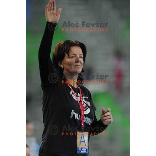 Marta Bon at the handball match Krim Mercator- HC Podravka Vegeta in round 5 of EHF Championsleague, played at Arena Stozice, Ljubljana, Slovenia on November 13, 2010 