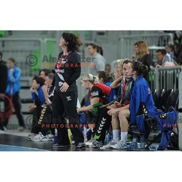 Marta Bon at the handball match Krim Mercator- HC Podravka Vegeta in round 5 of EHF Championsleague, played at Arena Stozice, Ljubljana, Slovenia on November 13, 2010 