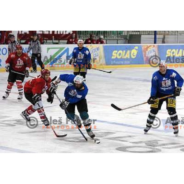 Nik Zupancic during Senior all star ice-hockey match Olimpija- Jesenice, played in Hala Tivoli, Ljubljana, Slovenia on December, 12, 2005 