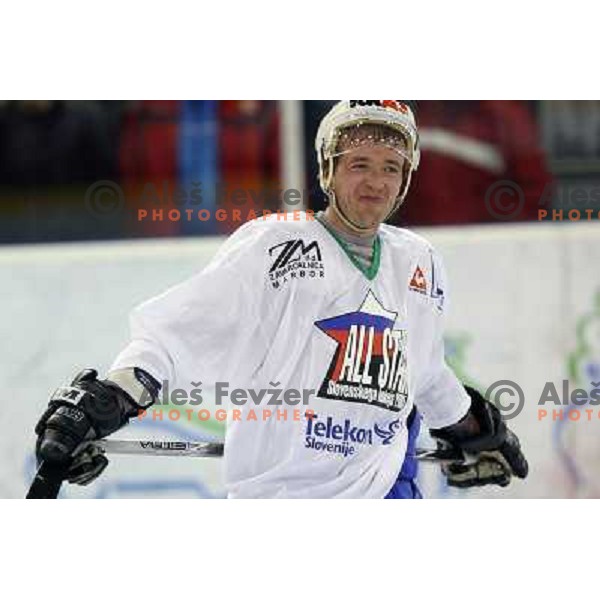 Andrej Brodnik during Senior all star ice-hockey match Olimpija- Jesenice, played in Hala Tivoli, Ljubljana, Slovenia on December, 12, 2005 