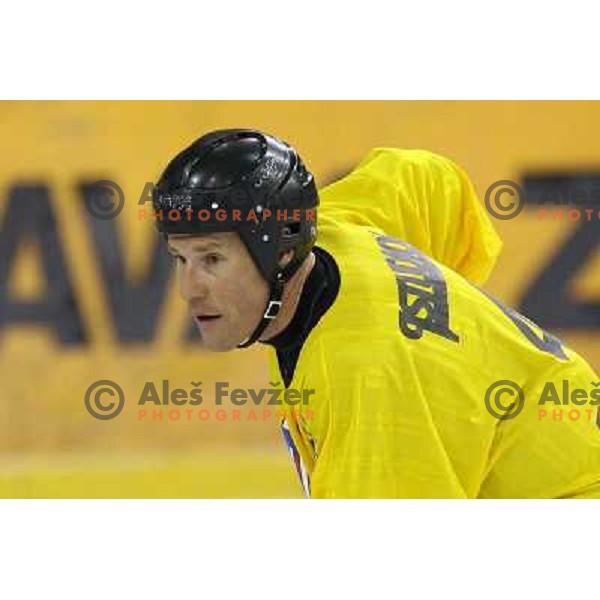 Jure Robic during exhibition ice hockey match Slovenia ladies- VIP\'s, played in Hala Tivoli, Ljubljana, Slovenia on December, 12, 2005 