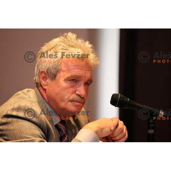 dr. Mojmir Wondra during press conference before 13th slovenian wine festival and 3nd culinary festival in hotel Slon, Ljubljana, Slovenia on November 16,2010 