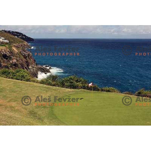 Devils Triangle- hole 14 at Mahogany Run golf course, St. Thomas, American Virgin Islands, april 2010 