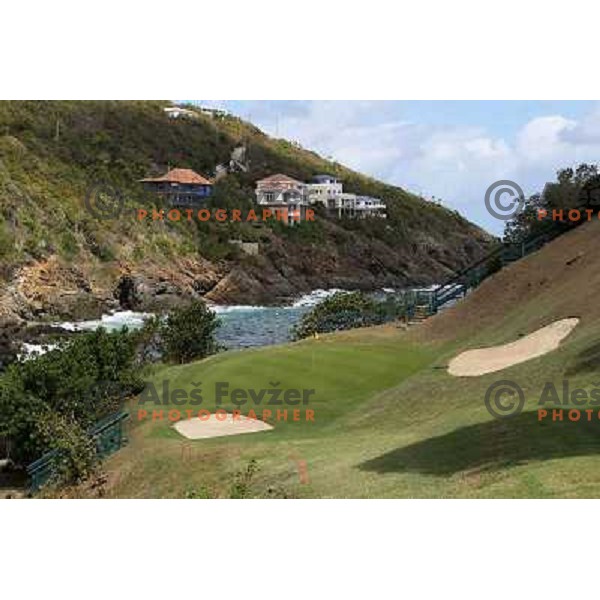 Devils triangle -hole 13 at Mahogany Run golf course (6022 yards, par 70) George and Tom Fazio Design St. Thomas, American Virgin Islands, april 2010 