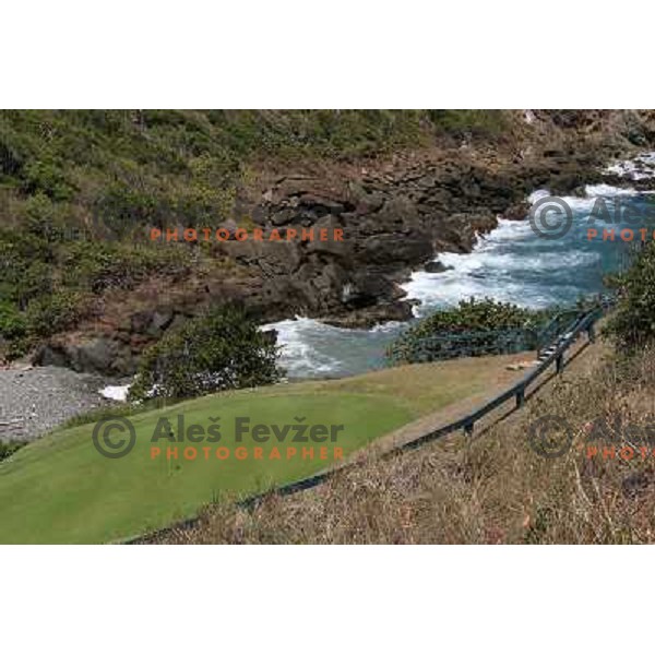 Devils triangle -hole 13 at Mahogany Run golf course (6022 yards, par 70) George and Tom Fazio Design St. Thomas, American Virgin Islands, april 2010 