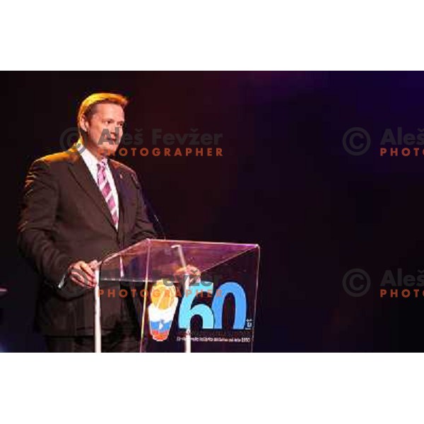 Olafur Rafnsson during Gala event celebrating 60 years of Slovenian basketball Association, held in Grand hotel Union, Ljubljana on June 5, 2010 