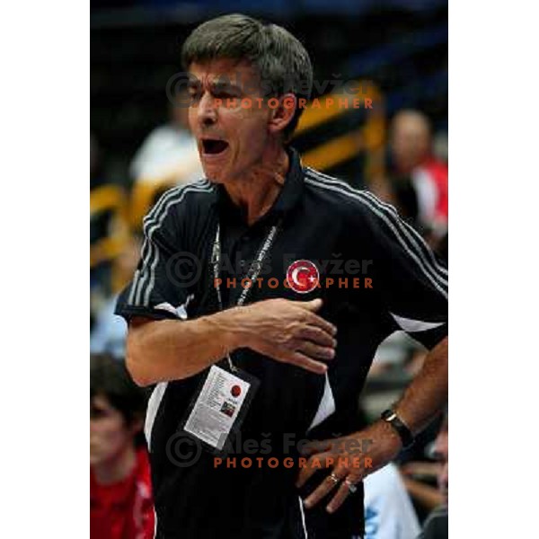 Bogdan Tanjevic, head coach of Turkey