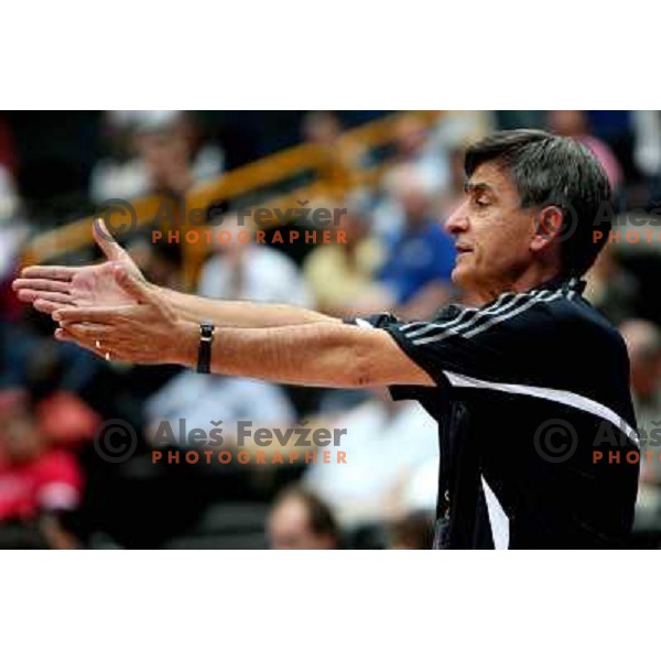 Bogdan Tanjevic, head coach of Turkey
