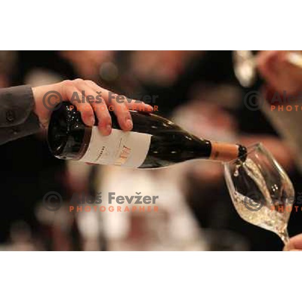  13th slovenian wine festival and 3nd culinary festival in Grand hotel Union and hotel Slon, Ljubljana, Slovenia on November 18,2010 